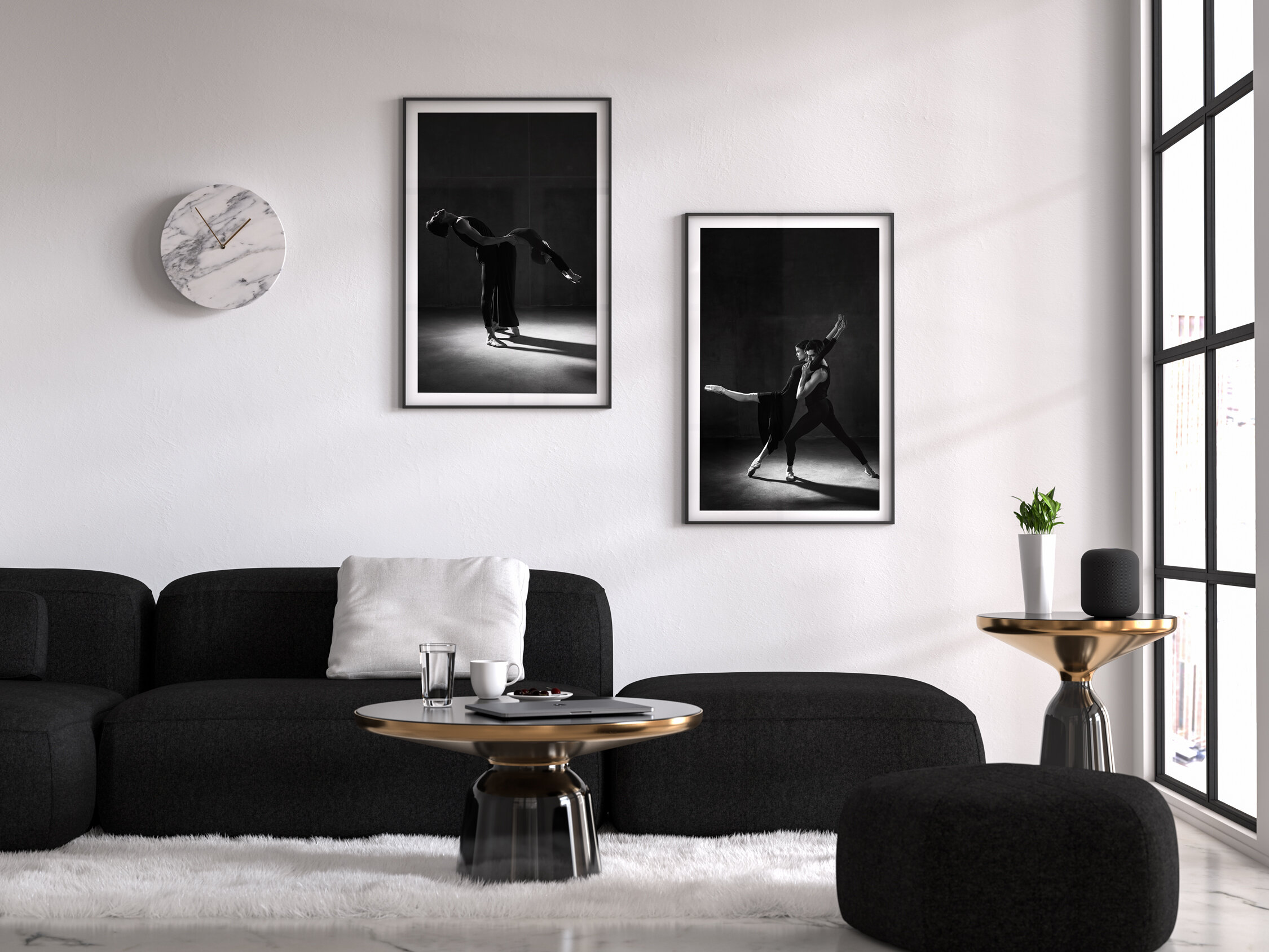 Diptych, Ballet — fine art print