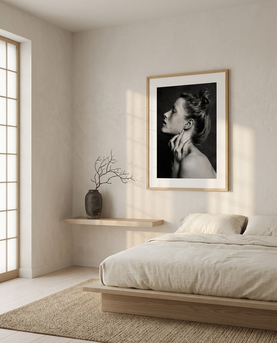 Black and white stories, Viktorija — interior visualisation